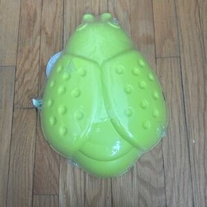 NEW IKEA SMILA BAGGE Beetle Bug Wall Lamp Lime Green Kids Room Vintage